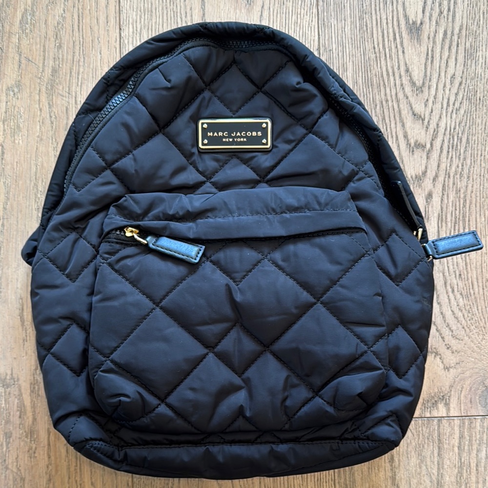 Marc Jacobs Quilted Black Backpack